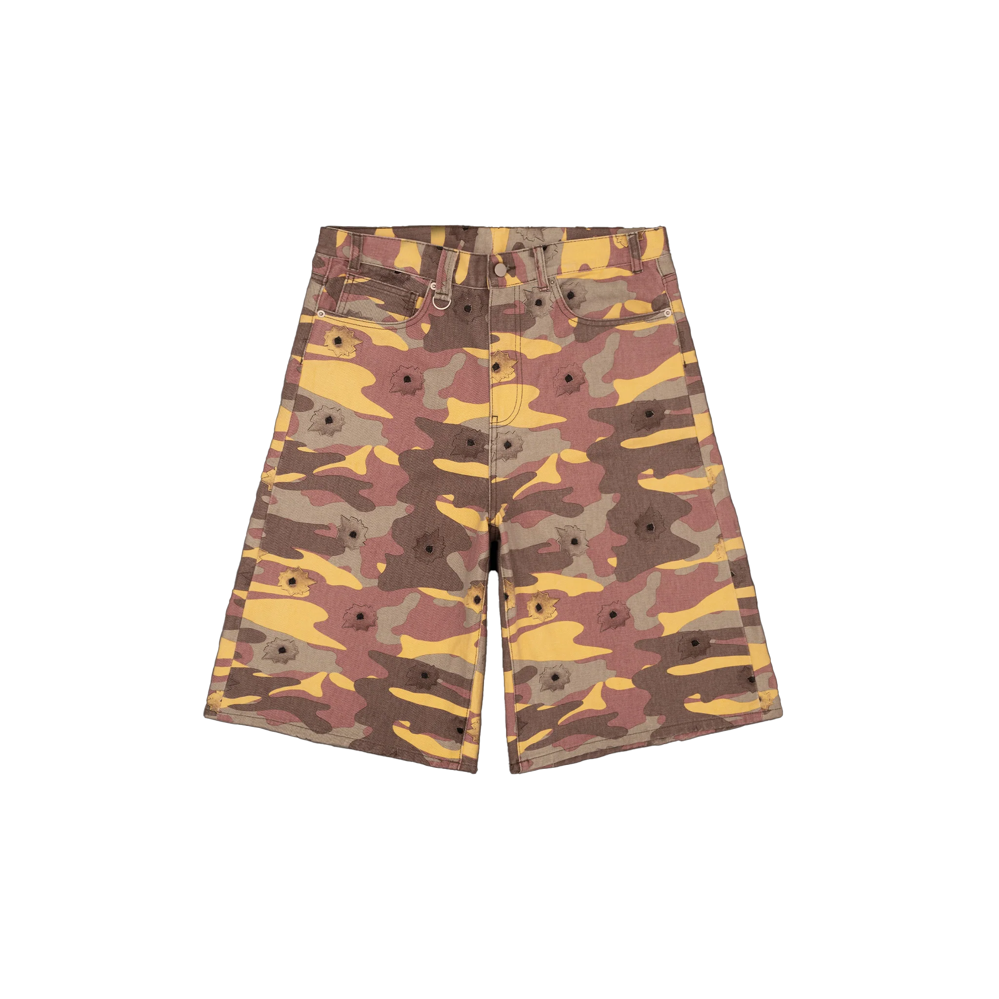 Paris Camo Jorts