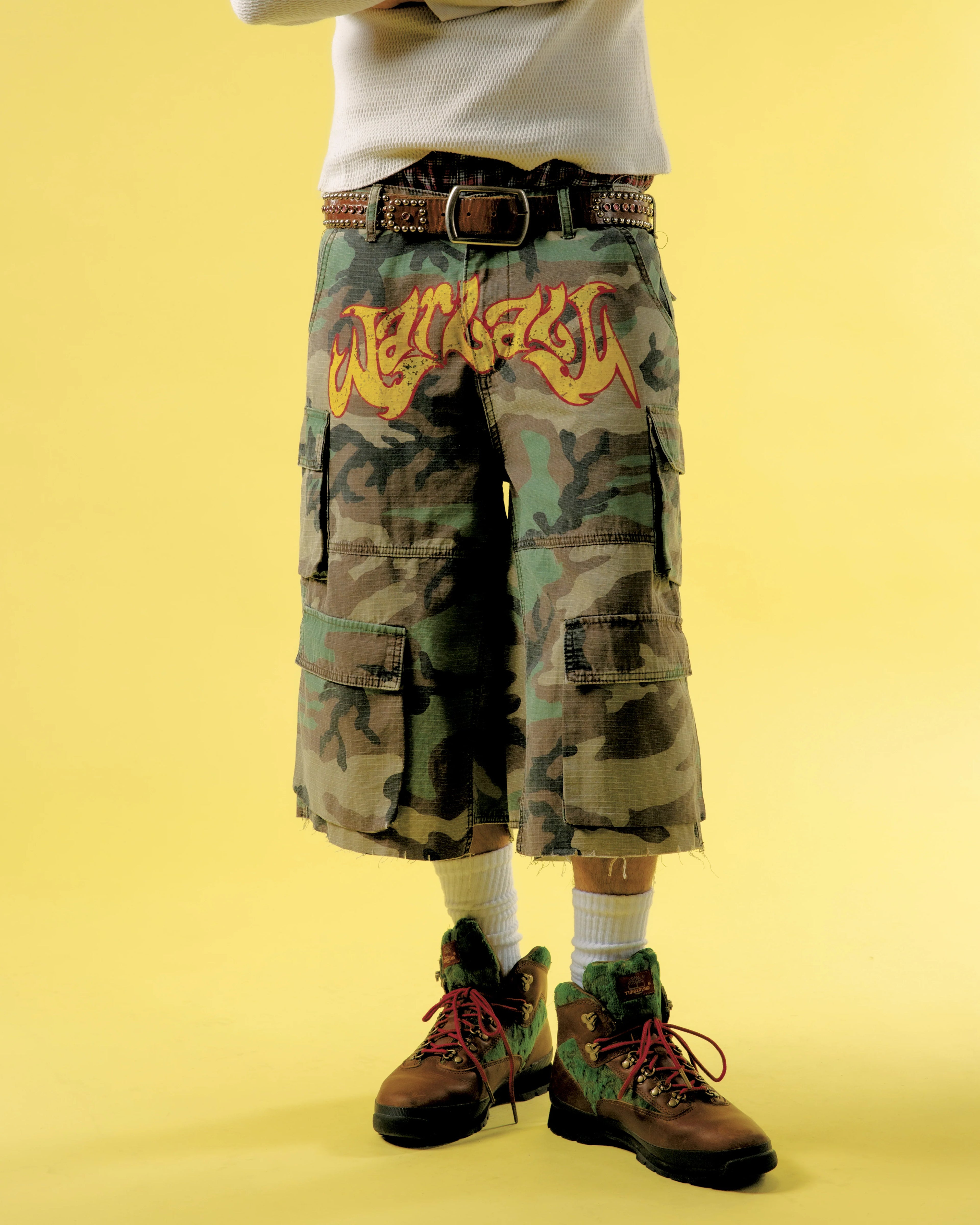 War Baby Camo Cargo Shorts