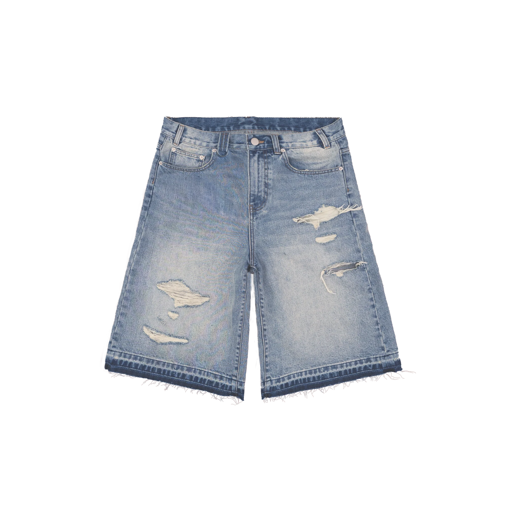 Vintage Thrashed Blue Jorts