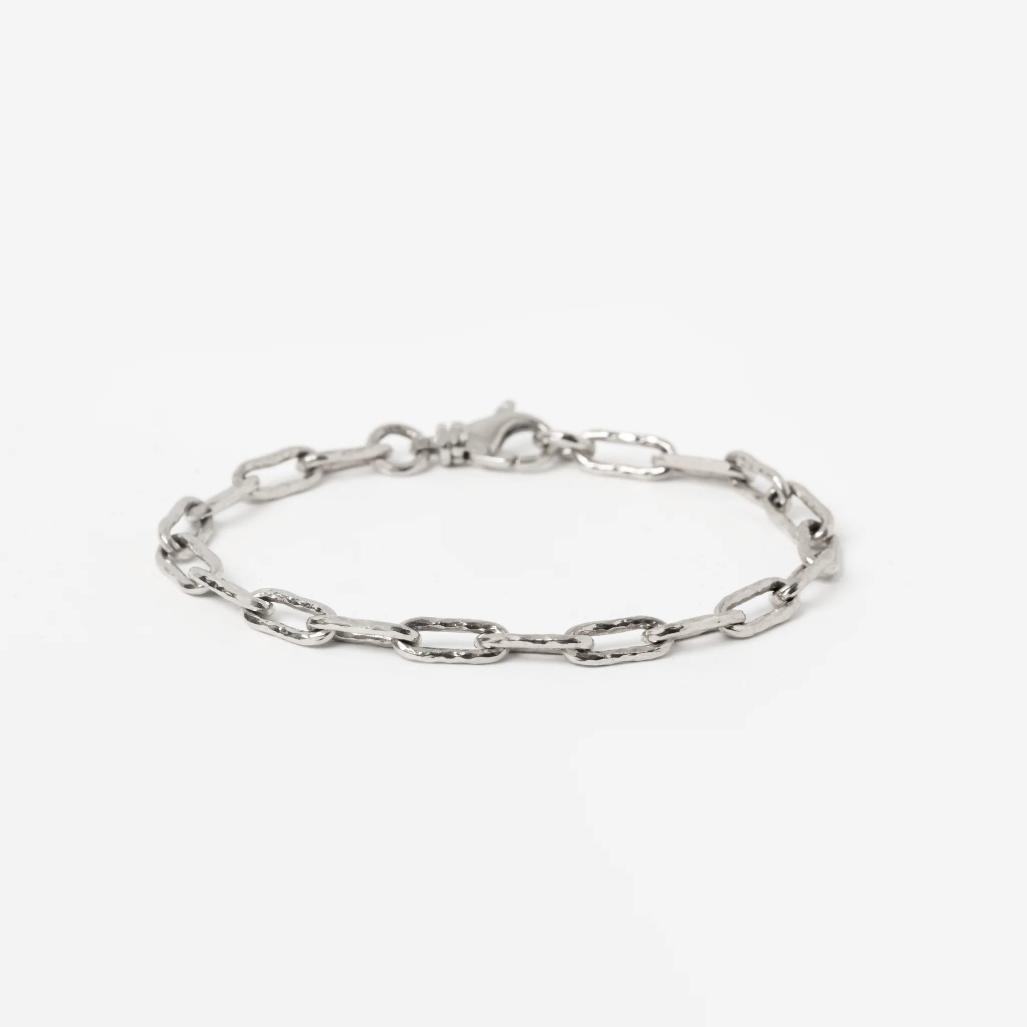The Hammered Chain Link Bracelet