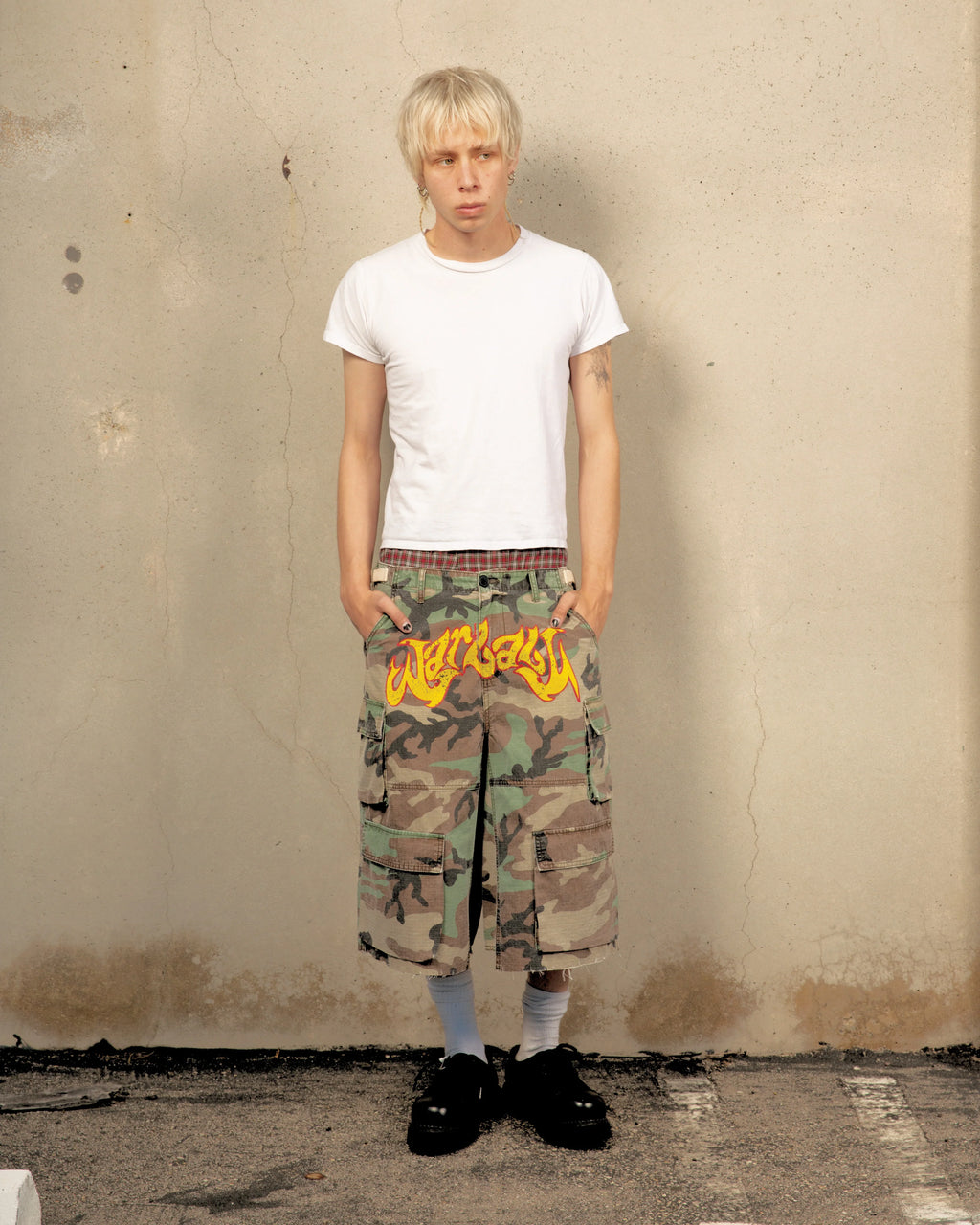 War Baby Camo Cargo Shorts
